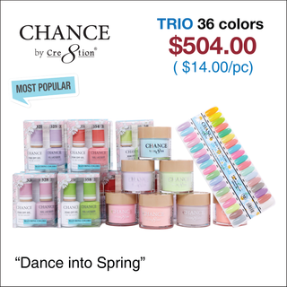 Chance Matching Trio 36 Colors - Dance Into Spring Collection