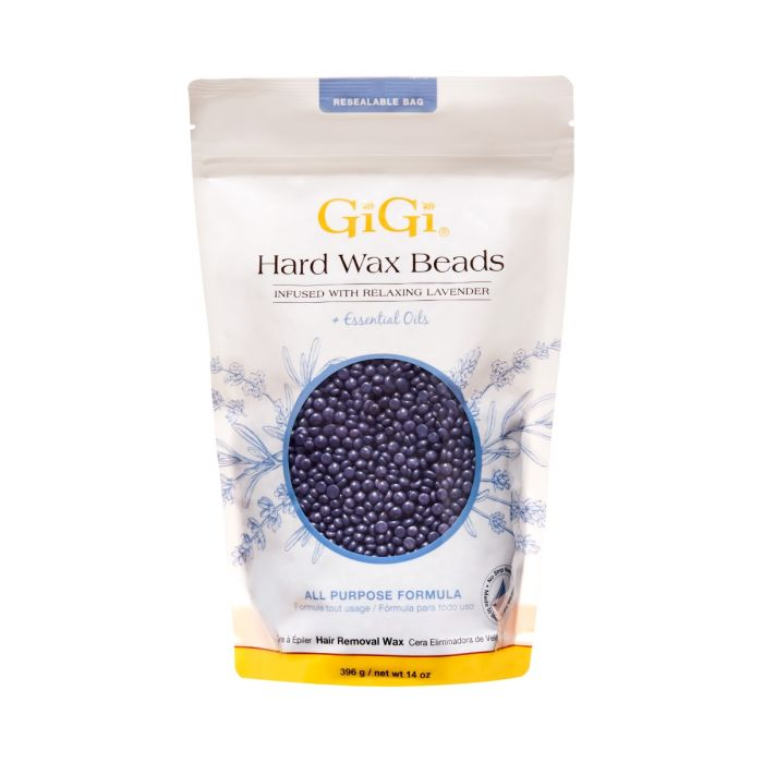Gigi Hard Wax Beads Infused with Relaxing Lavender 14oz
