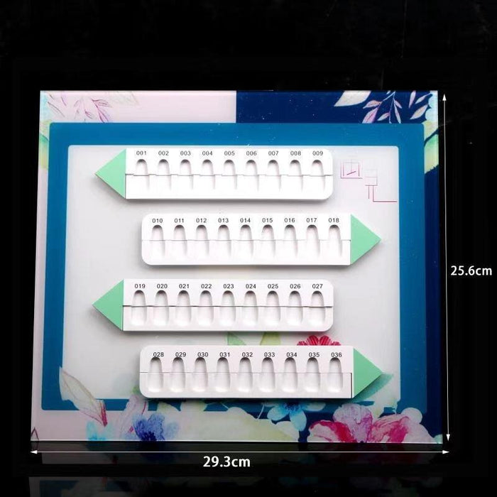 Cre8tion Set Tips Display Board con barra magnética A