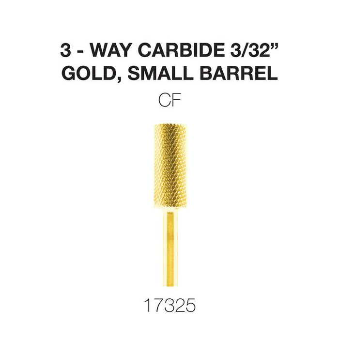 Oro de carburo de 3 vías Cre8tion, barril pequeño de 3/32"