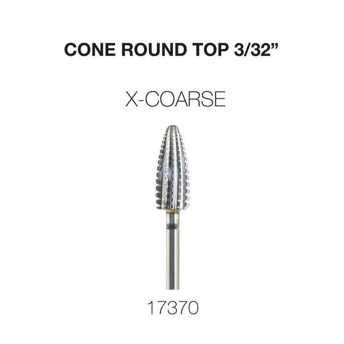 Cre8tion Cone Round Top Nail Filing Bit 3/32"