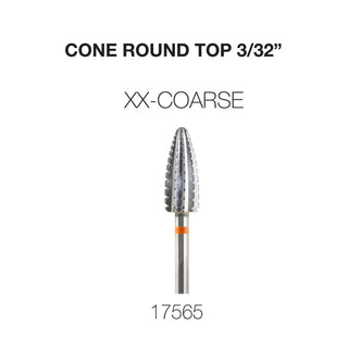 Cre8tion Cone Round Top Nail Filing Bit 3/32"