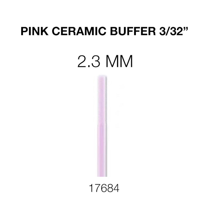 Cre8tion Pink Ceramic Buffer Nail Filling Bit 3/32"