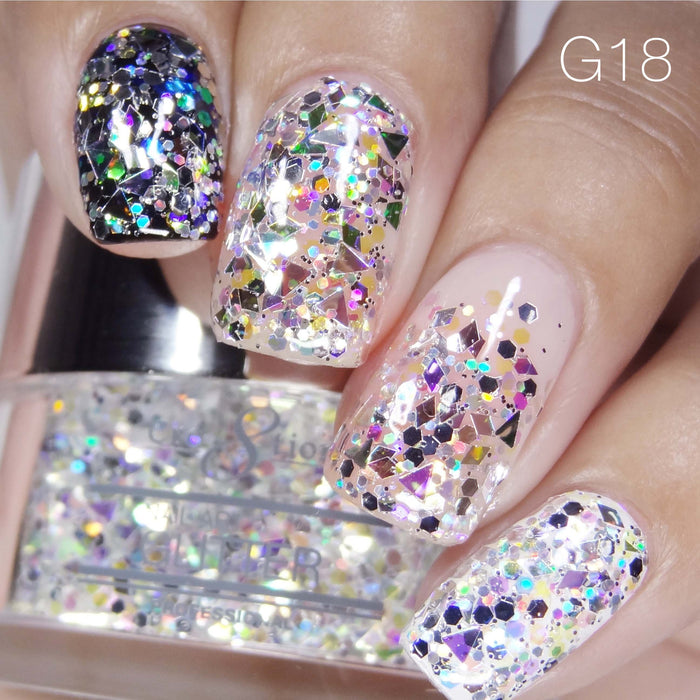 Cre8tion Nail Art Glitter 1oz 30g 18