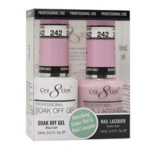 Cre8tion Soak Off Gel Par a juego 0.5oz 242 BUENAS INTENCIONES