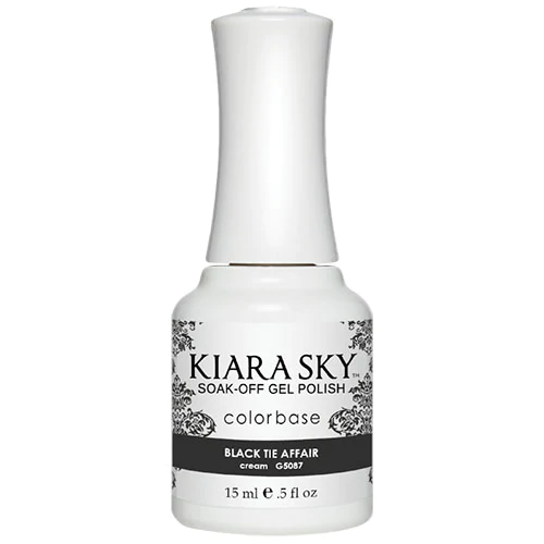 Kiara Sky All In One - Soak Off Gel Polish 0.5oz - 5087 Black Tie Affair