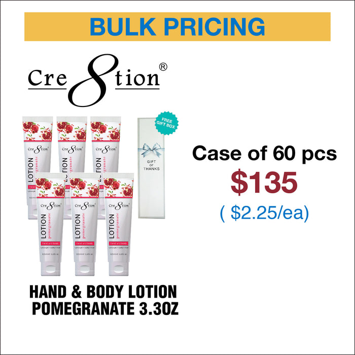 Cre8tion Hand & Body Lotion 100 ml/fl. 3.3oz - Gift box Free