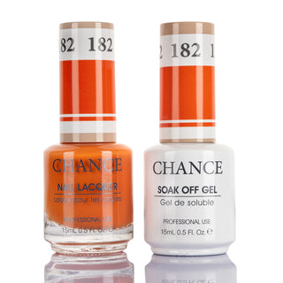 Chance Gel &amp; Nail Lacquer Duo 0.5oz - Juego de 5 colores (181-191-195-185-182)