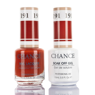 Chance Gel &amp; Nail Lacquer Duo 0.5oz - Juego de 5 colores (181-191-195-185-182)