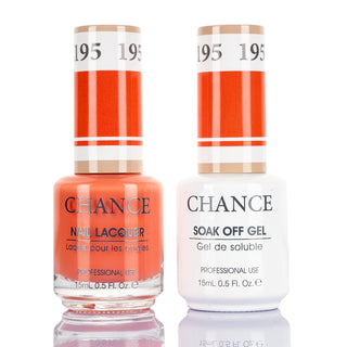 Chance Gel &amp; Nail Lacquer Duo 0.5oz - Juego de 5 colores (181-191-195-185-182)