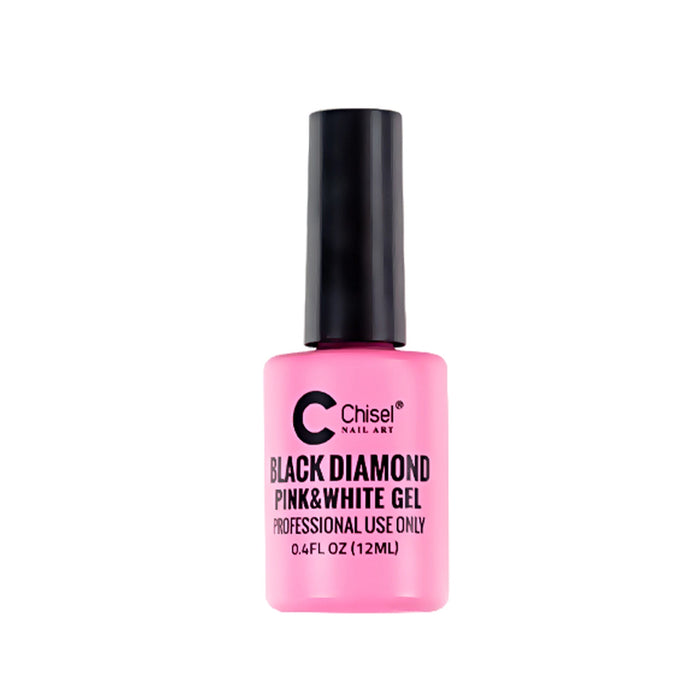 Chisel Black Diamond Pink & White Gel 0.4oz