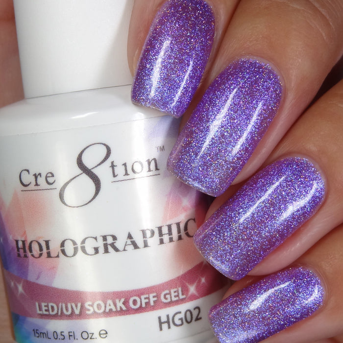 Cre8tion Holographic Gel 0.5oz H02