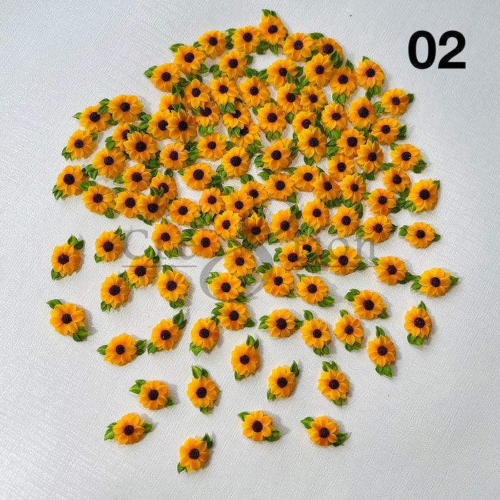 Cre8tion Flores acrílicas hechas a mano 2 piezas - 02