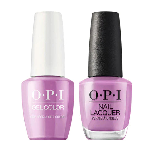 OPI Gel &amp; Lacquer Matching Color 0.5oz - I62 One Heckla of a Color!