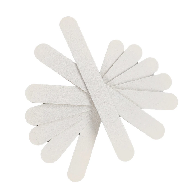Cre8tion Nail File Wood Center White Grit (50 pcs./pack)