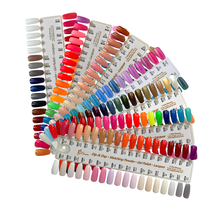 iGel - Matching Color chart - 319 colors