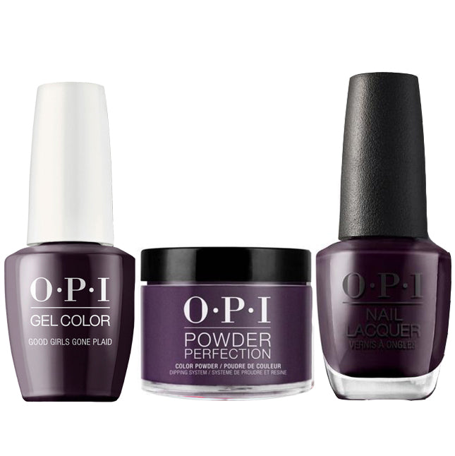 Color a juego OPI (3 piezas) - U16 Good Girls Gone Plaid