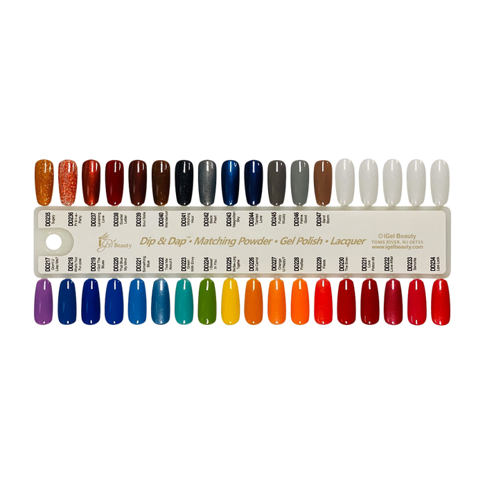 iGel - Tabla de colores coincidentes - 247 colores