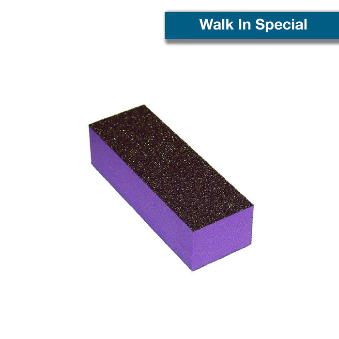 [Especial para entrar] Cre8tion Buffer 3-Way Purple Foam, Black Grit 60/100, 500 uds.