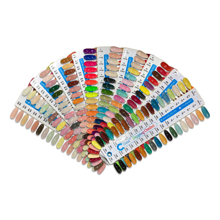 Chisel Color Chart - 357 colors (15 layers)
