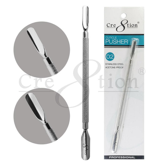 Cre8tion Stainless Steel Cuticle Pusher P02