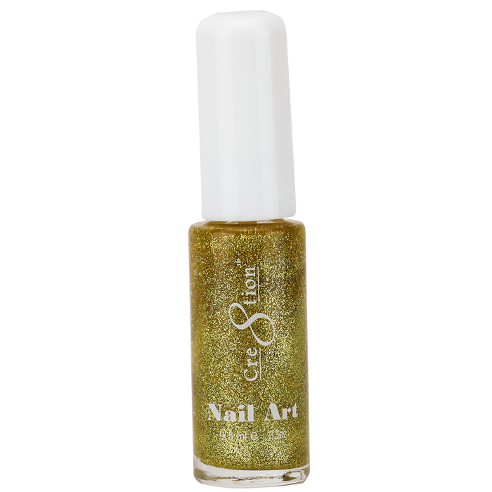 Cre8tion Detailing Nail Art Lacquer 0.25oz 04 Gold Glitter